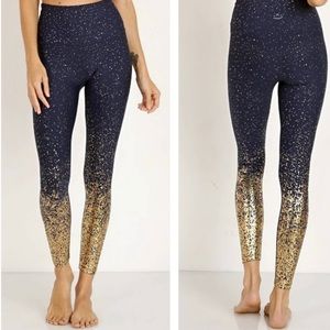 Beyond Yoga Ombré Alloy High Waisted Metallic Leggings Size Medium